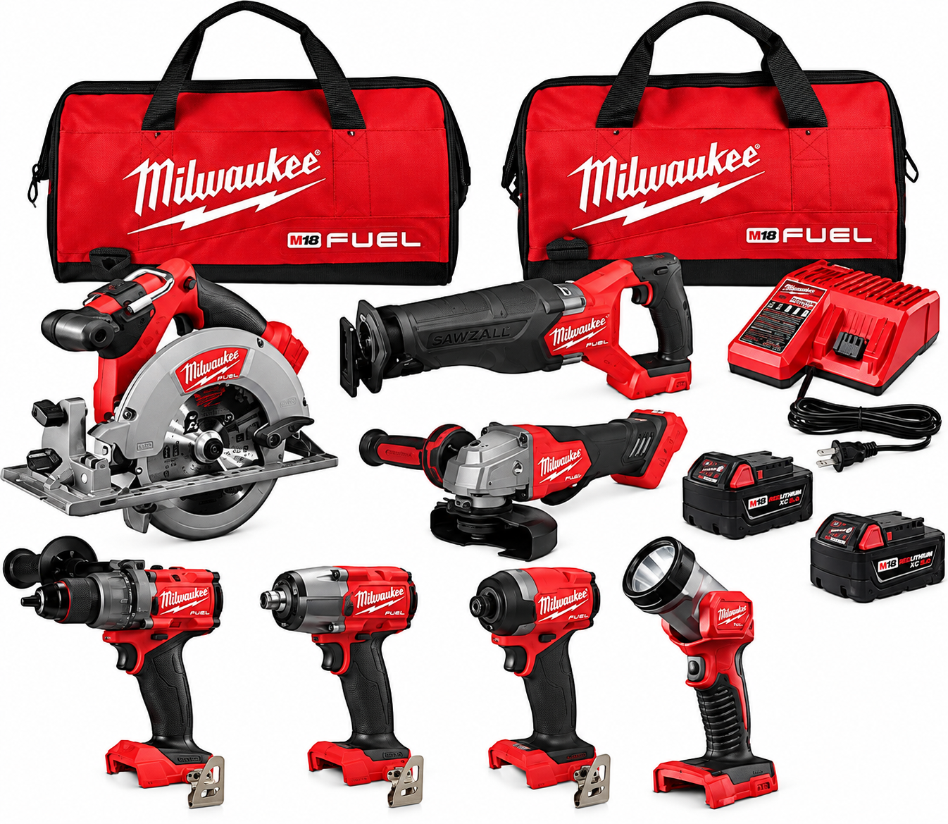 18V Brushless 7 Tool Cordless Combo Kit 18V Brushless 7 Tool Cordless Combo Kit - Image 1