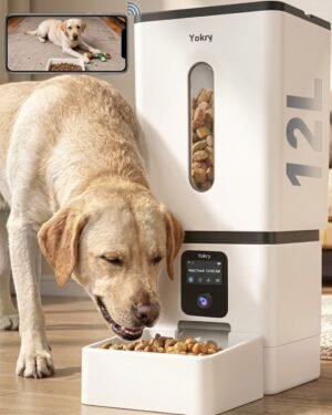 Automatic Dog Feeder Camera Q01 12L WiFi App Control - Image 2