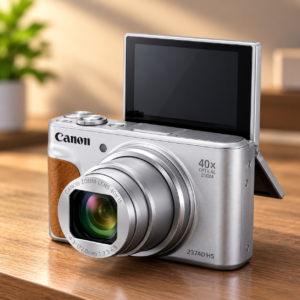 PowerShot SX740 HS Camera Silver 20.3MP 40x Optical Zoom Compact Digital Camera - Image 3