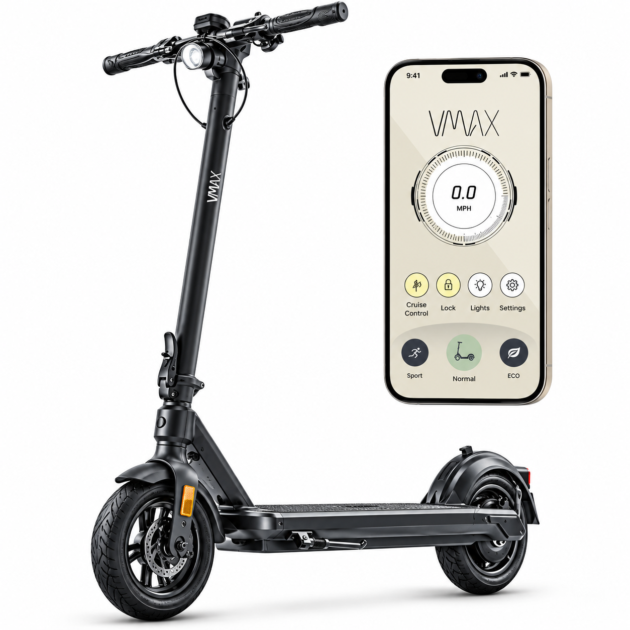 VMAX VX4 LT Electric Scooter 500W Motor, 25 MPH, 34 Mile Range VMAX VX4 LT Electric Scooter 500W Motor, 25 MPH, 34 Mile Range - Image 1