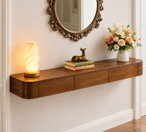 Console Table Storage Shelf Indoor Entryway Furniture with Organization Space - Image 3