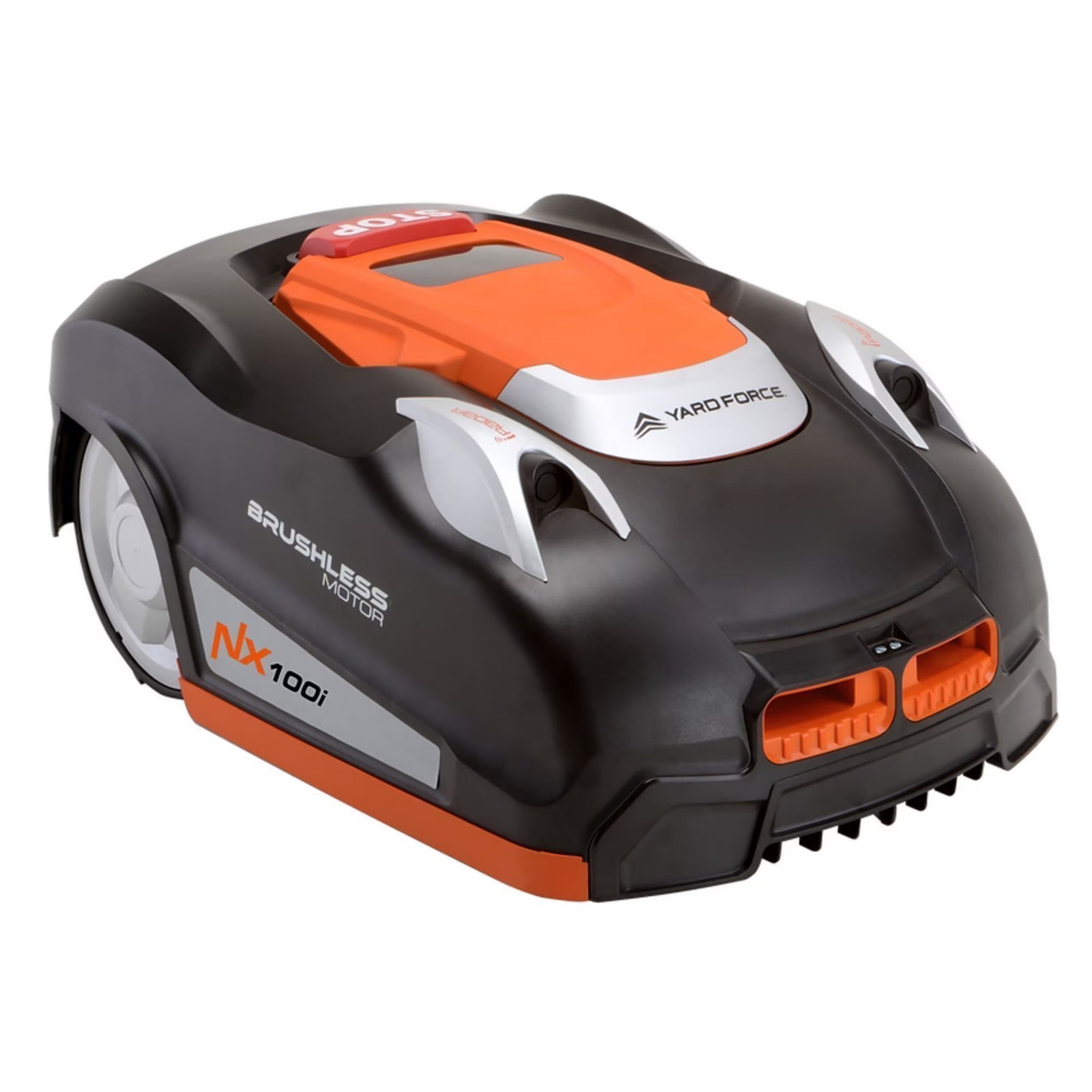 Yard-Force-NX100i-28-Volt-Robotic-Lawn-Mower-Auto-Charging_4e341bfb-e8a7-4fcb-b849-2fa05f8770a3.3b70ce11276e23cd1d29a10c898a92dc.jpg 28V Robotic Lawn Mower for 1/4 Acre with Auto Charging - Image 1