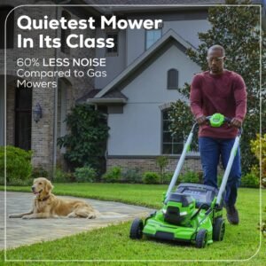60V Self Propelled Lawn Mower 21 Inch with 8.0 Ah Battery - Image 2