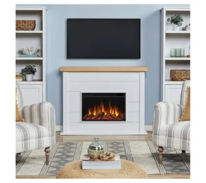 Marshall Slim Electric Fireplace 49 Inch with 1500W Heater, 6 Flame Colors, Adjustable Thermostat, Timer and Remote - Image 7