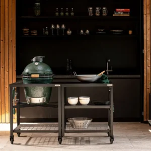 Big Green Egg Medium Grill 15-Inch Ceramic Charcoal Grill, 177 Sq. In. Cooking Area - Image 3