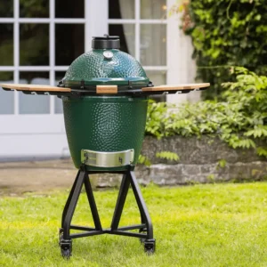 Big Green Egg Medium Grill 15-Inch Ceramic Charcoal Grill, 177 Sq. In. Cooking Area - Image 2