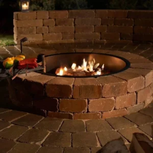 Necessories Wood Burning Fire 48 Inch Outdoor Fire Pit Kit - Image 2