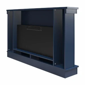 Novogratz Waverly Fireplace Mantel 64 Inch Wide Electric Fireplace with 42 Inch Insert - Image 2
