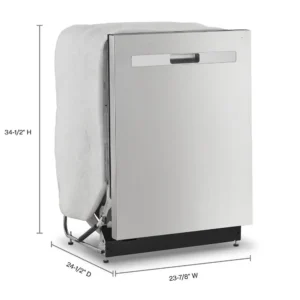 Whirlpool 24 Inch Dishwasher 3rd Rack, 51 dBA, Top Control - Image 3