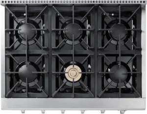 Thor HRT3618U Gas Rangetop 36-Inch 6-Burner Stainless Steel Rangetop - Image 2