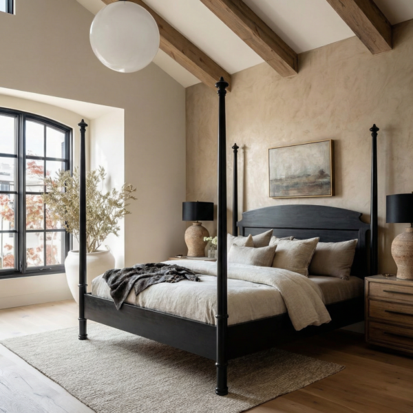 Queen Size Bed Frame Indoor Residential Bedroom Furniture