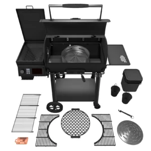 Oklahoma Joes Rider 900 DLX Pellet Grill and Smoker - Image 2