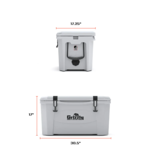 45 QT Camping Cooler - Stealth Gray - Image 3
