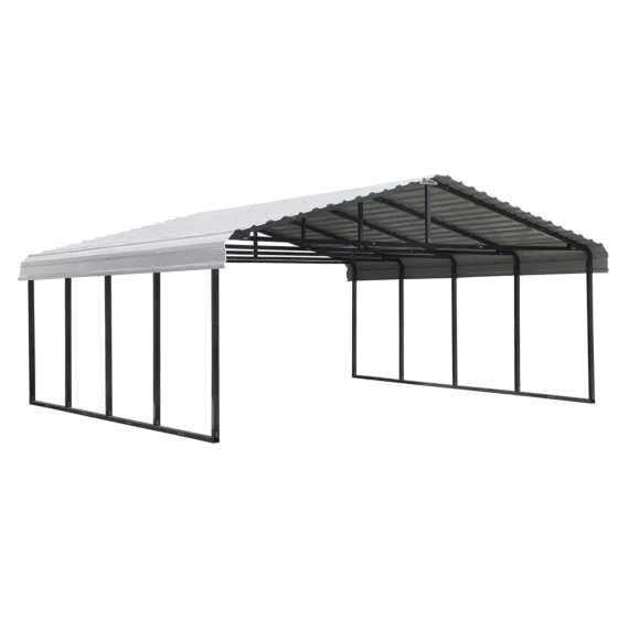 Steel Outdoor Carport for Vehicle and Equipment Shelter Steel Outdoor Carport for Vehicle and Equipment Shelter - Image 1