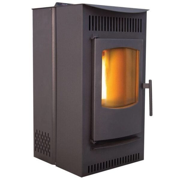 Wood Pellet Stove Heater with Smart Thermostat Control and 40 lb Hopper