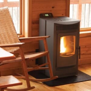 Wood Pellet Stove Heater with Smart Thermostat Control and 40 lb Hopper - Image 2
