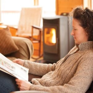 Wood Pellet Stove Heater with Smart Thermostat Control and 40 lb Hopper - Image 3