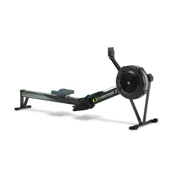 Air Resistance Rowing Machine with LCD Display and Heart Rate Monitoring