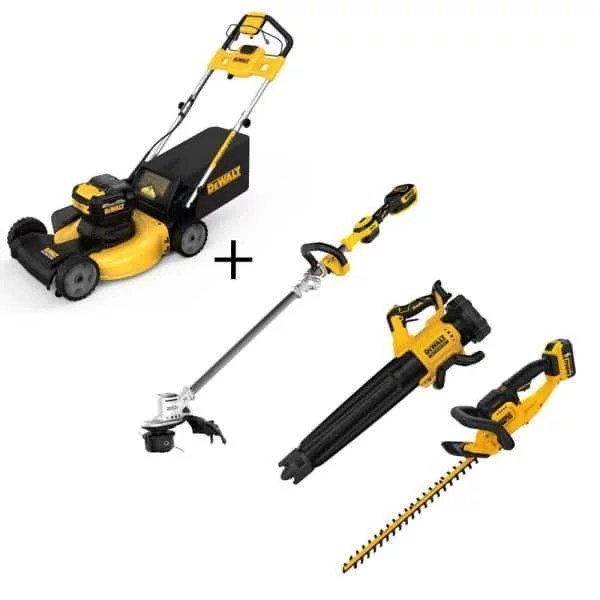 20V MAX Outdoor Power Kit 21.5 Inch Mower Trimmer and Leaf Blower 20V MAX Outdoor Power Kit 21.5 Inch Mower Trimmer and Leaf Blower - Image 1