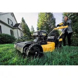 20V MAX Outdoor Power Kit 21.5 Inch Mower Trimmer and Leaf Blower - Image 2
