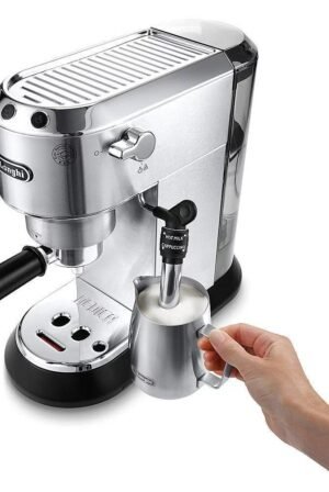 DeLonghi Dedica Espresso Machine EC685M 15-Bar Coffee Maker with Adjustable Milk Frother - Image 4