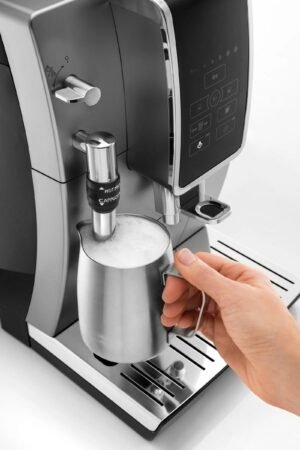 DeLonghi Dinamica Automatic Espresso ECAM35025SB TrueBrew Over Ice Coffee Machine with Grinder