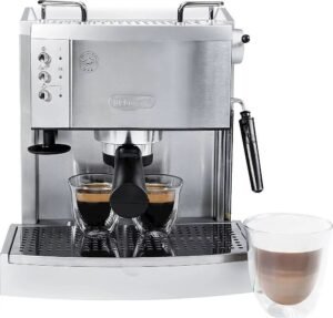 15 Bar Espresso Machine with Milk Frother and 44 Oz Removable Water Tank - Image 4