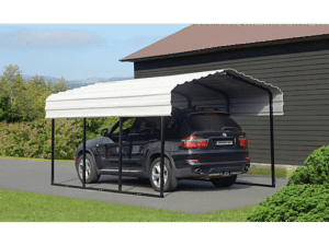 Steel Outdoor Carport for Vehicle and Equipment Shelter - Image 4