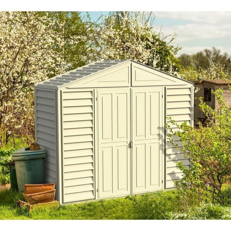 10.5 x 2.75 Vinyl Storage Shed with Foundation Kit 10.5 x 2.75 Vinyl Storage Shed with Foundation Kit - Image 1