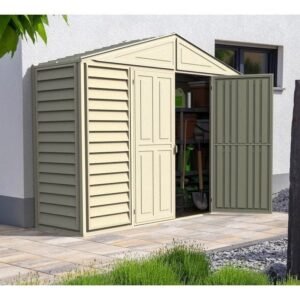 10.5 x 2.75 Vinyl Storage Shed with Foundation Kit - Image 2