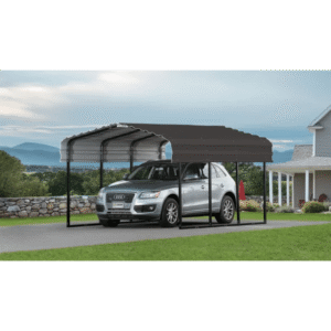 Steel Outdoor Carport for Vehicle and Equipment Shelter - Image 5