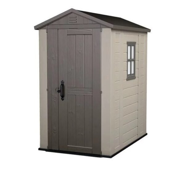 4 x 6 Resin Storage Shed with Steel Reinforcement and Floor