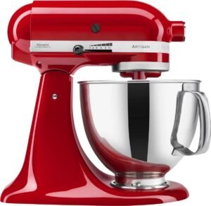 Artisan Series Stand Mixer 5 Quart Tilt Head 325W Empire Red - Image 10