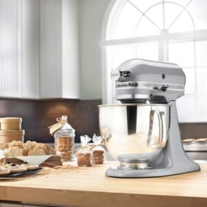 Artisan Series Stand Mixer 5 Quart Tilt Head 325W Metallic Chrome - Image 9