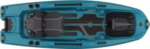 Single Person Fishing Kayak with 450 lb Capacity – Turquoise Blue - Image 3