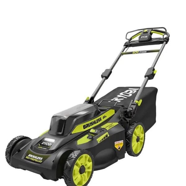 40V Self Propelled Mower 20 Inch Brushless with 6.0 Ah Battery and Charger