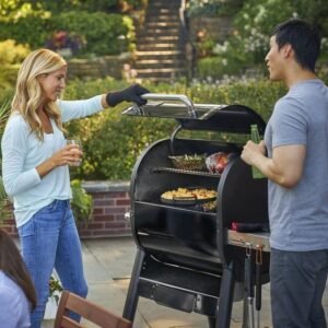 Wood Pellet Outdoor Grill with 672 Sq. In. Cooking Area - Image 2