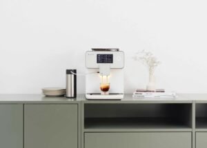TK 01 Automatic Espresso Machine White with Touchscreen and Integrated Grinder - Image 5