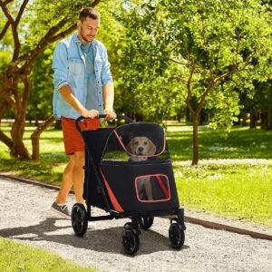 One-Click Foldable Dog Stroller - Image 2