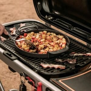 13,000 BTU Portable Propane Grill with Folding Cart - Image 5