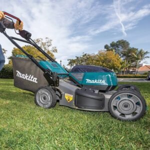 36V Cordless Self Propelled Lawn Mower 21 Inch with 4 Batteries - Image 2