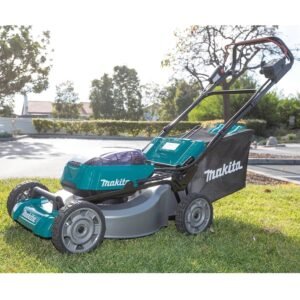 36V Cordless Self Propelled Lawn Mower 21 Inch with 4 Batteries - Image 3
