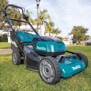 36V Cordless Self Propelled Lawn Mower 21 Inch with 4 Batteries - Image 4