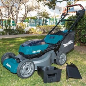 36V Cordless Self Propelled Lawn Mower 21 Inch with 4 Batteries - Image 5