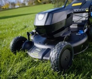 60V Brushless Self Propelled Lawn Mower 21 Inch with Battery - Image 2