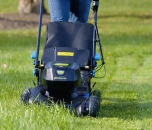 60V Brushless Self Propelled Lawn Mower 21 Inch with Battery - Image 3