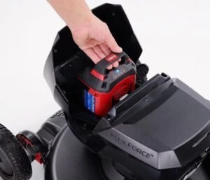 60V Brushless Self Propelled Lawn Mower 21 Inch with Battery - Image 7
