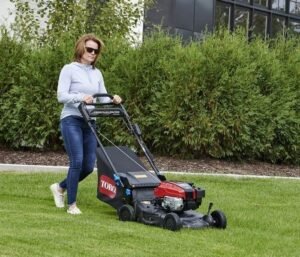 21 Inch Gas Self Propelled Lawn Mower 190cc Electric Start - Image 4