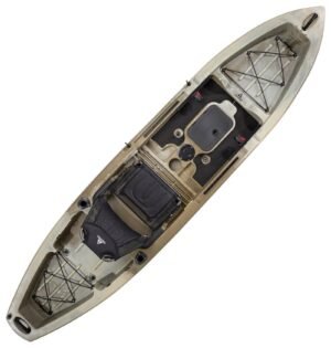 12 Ft Sit On Top Kayak with Adjustable Seat and Fishing Storage