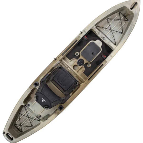 12 Ft Sit On Top Kayak with Adjustable Seat and Fishing Storage